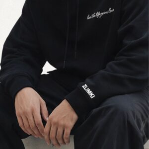 ZLIMKH “Dual Vibes – Black” Hoodie