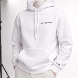 ZLIMKH "Dual Vibes – White" Hoodie